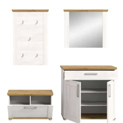 Flur Kompletteinrichtung zweifarbig - Tocella (vierteilig)