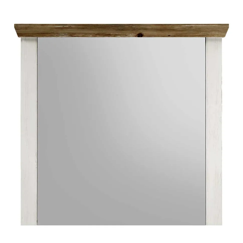 Flur Landhaus Wandspiegel 107x110x8 cm - Nedita