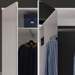 Flur Möbelblock kompakt 152x193x34 cm - Ejulia (dreiteilig)