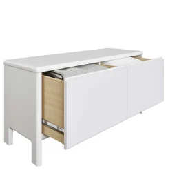 Flur Schrank & Lowboard & Spiegel Set - Oranias (dreiteilig)
