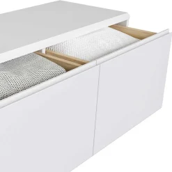 Flur Schrank & Lowboard & Spiegel Set - Oranias (dreiteilig)