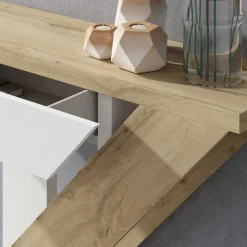 Flur Set in Weiß & Wildeiche Dekor - Dialucia (zweiteilig)