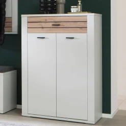 Flur Vertiko in Lichtgrau mit Wildeiche - Ballina