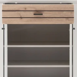 Flur Vertiko in Lichtgrau mit Wildeiche - Ballina