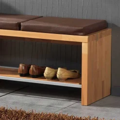 Flurbank Coestra aus Kernbuche Massivholz