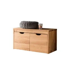 Flurbank Delvestra aus Wildeiche Massivholz