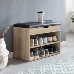 Flurbank mit 2 Fächern & Truhe - Mavricara I