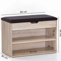 Flurbank mit 2 Fächern & Truhe - Mavricara I