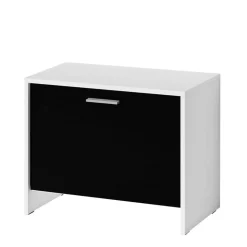 Flurbank mit Klappe in Schwarz Weiß - Tihano