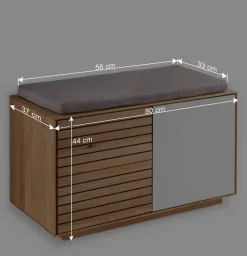 Flureinrichtung aus Asteiche Massivholz - Zonga (sechsteilig)