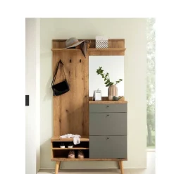 Flureinrichtung Set in Wildeiche - Oliva (dreiteilig)