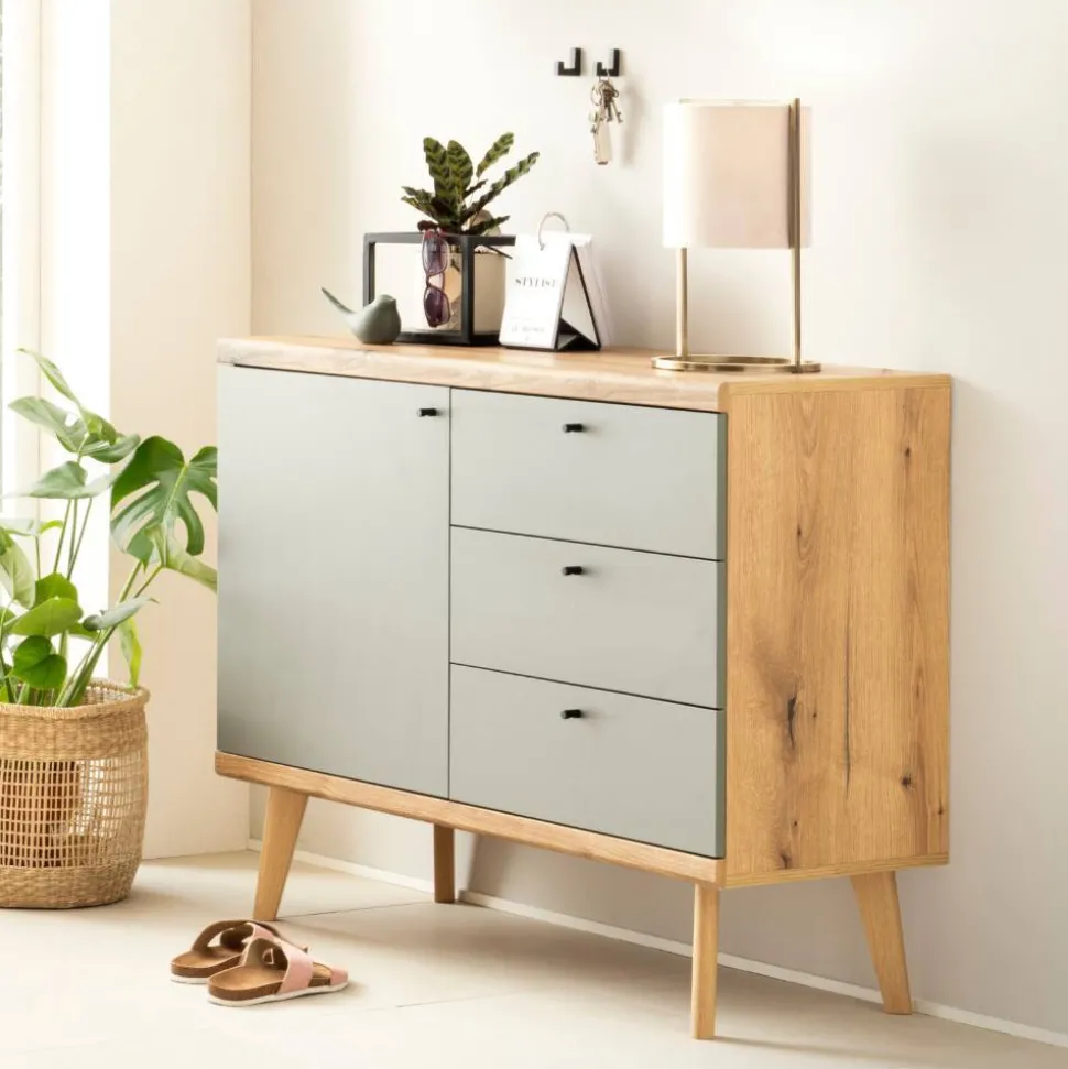 Flureinrichtung Set in Wildeiche - Oliva (dreiteilig)