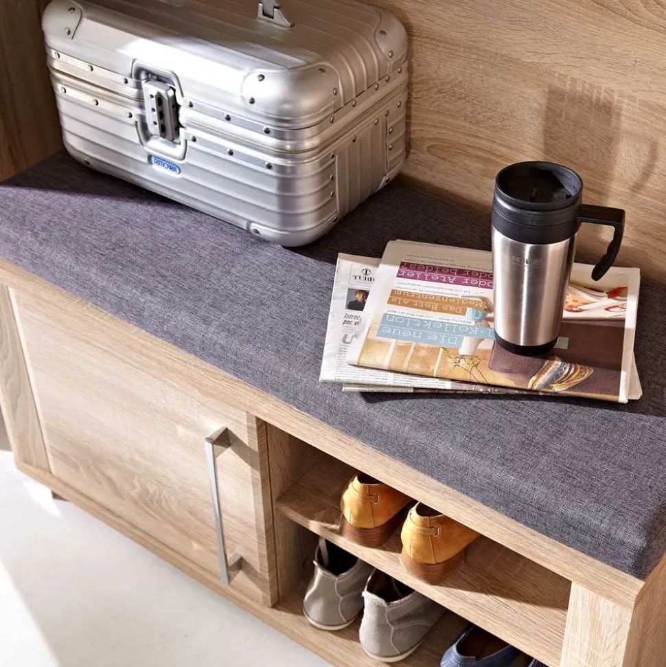 Flurgarderobenset Xesta in Sonoma Eiche (fünfteilig)