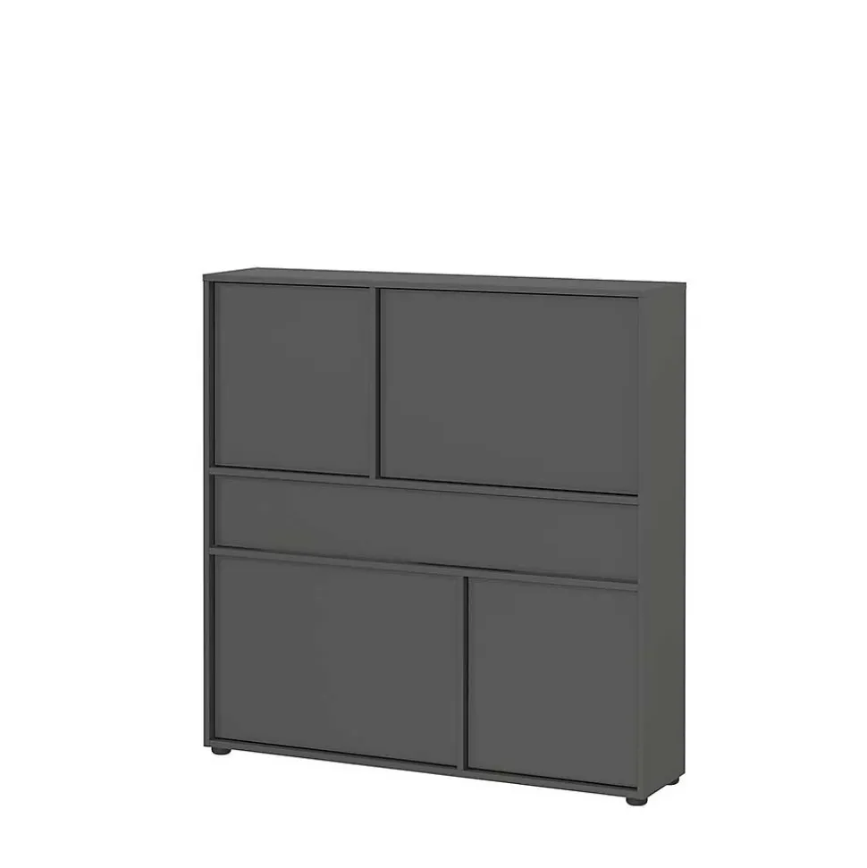 Flurkommode und Spiegel Set - Flemingo (zweiteilig)