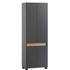 Flurmöbel in Anthrazit & Wildeiche NB - Joha (vierteilig)