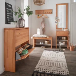 Flurmöbel Kombi aus Buche - Shimousa (fünfteilig)