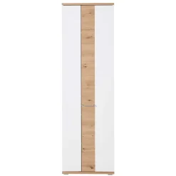 Flurmöbel Set in Weiß & Wildeiche - Symbrosia (fünfteilig)