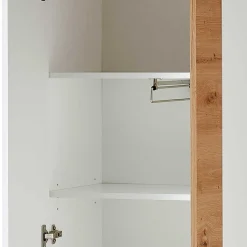 Flurmöbel Set in Weiß & Wildeiche - Symbrosia (fünfteilig)