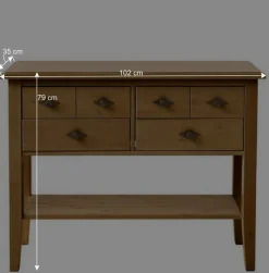 Flurmöbel Set Piatra aus Kiefer Massivholz (zweiteilig)