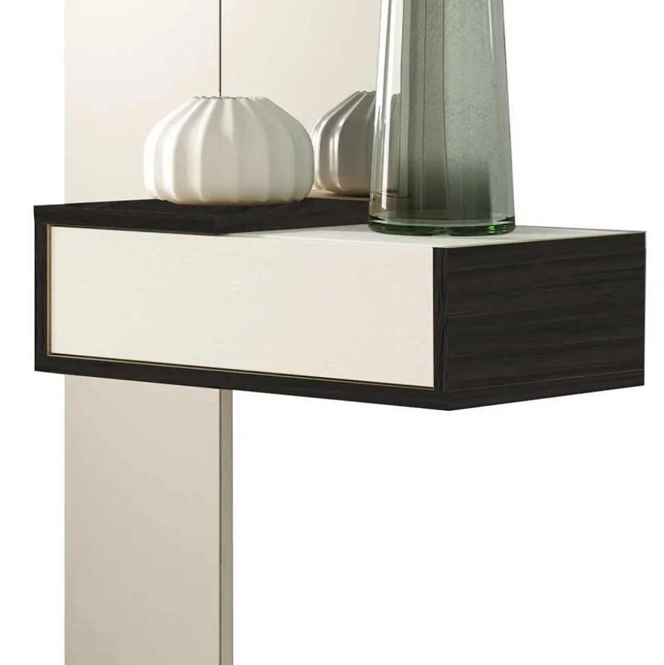 Flurmöbel Wandkonsole & Spiegel Set - Roca (dreiteilig)