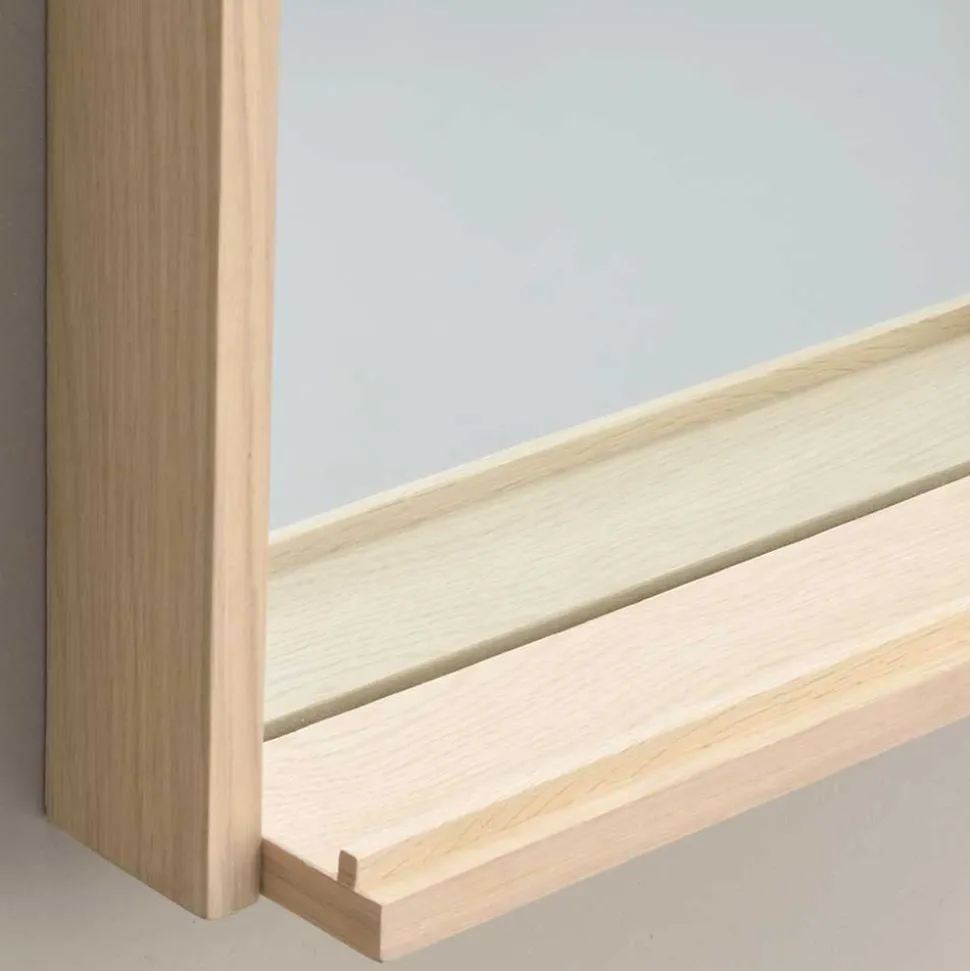 Flurspiegel in Eiche White Wash - Pluta