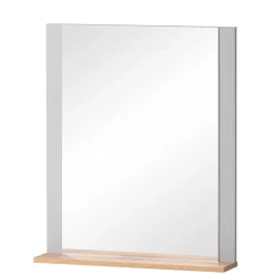 Flurspiegel in Platingrau & Eiche - Benja