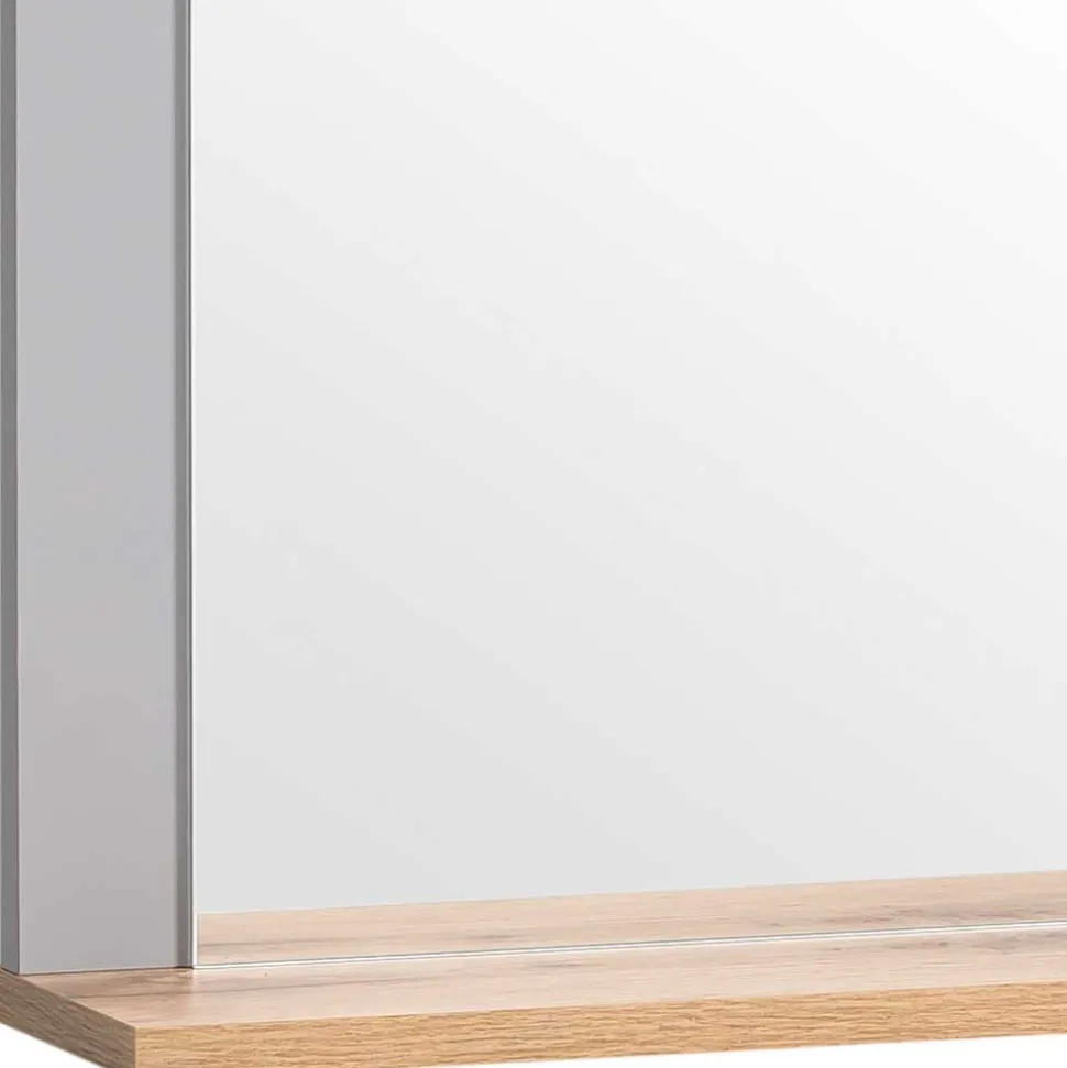 Flurspiegel in Platingrau & Eiche - Benja
