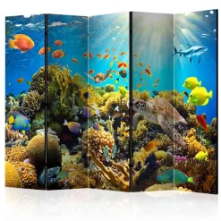 Foto Paravent Korallenriff & Meerestiere - Ceskan