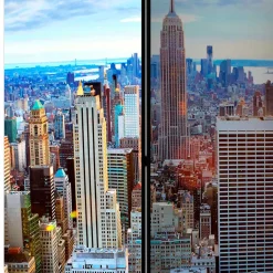 Foto Paravent Sonnenaufgang in Manhattan NY - Dieus