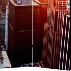 Foto Paravent Sonnenaufgang in Manhattan NY - Dieus