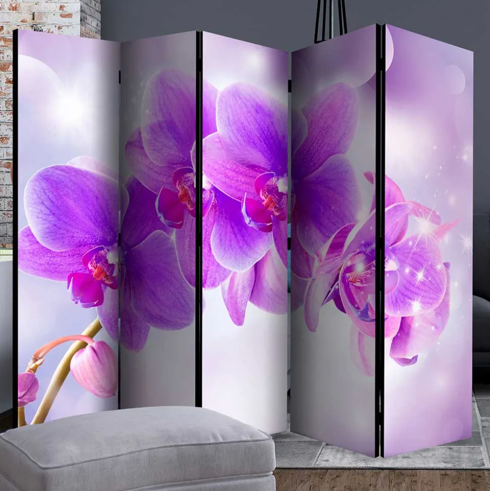 Fotodruck Leinwand Paravent mit Orchideen - Casper