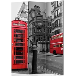 Fotodruck Paravent London Telefonzelle Bus - Lioscas