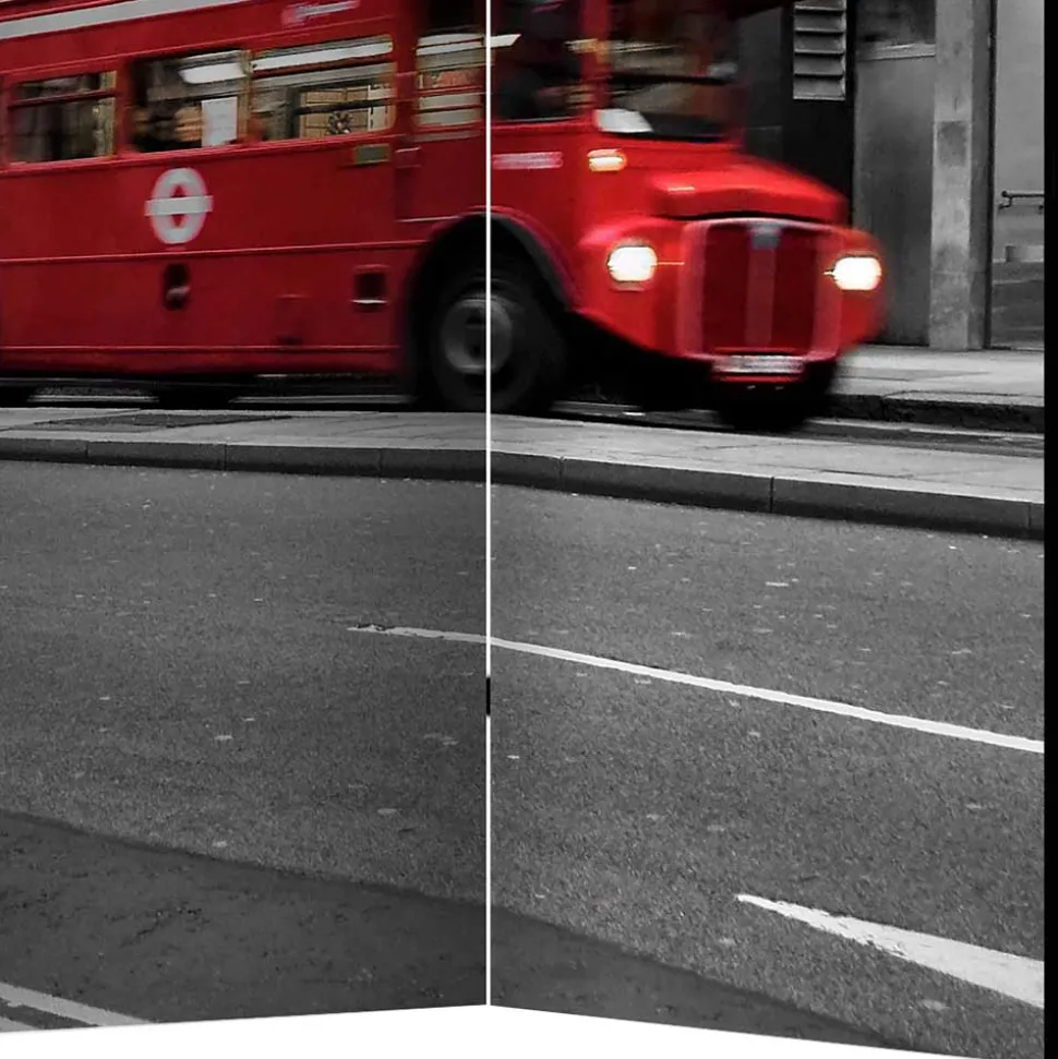 Fotodruck Paravent London Telefonzelle Bus - Lioscas
