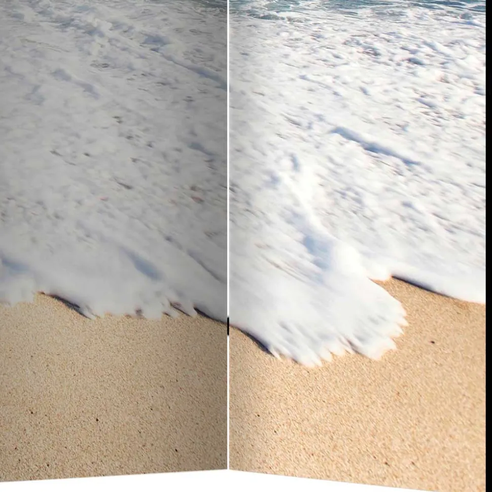 Fotodruck Paravent Strand & Meer & Wellen - Linstead