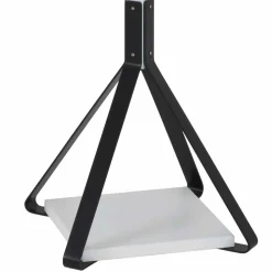 Frei stehender Garderobenständer in Schwarz Weiß Iliandro 178cm hoch