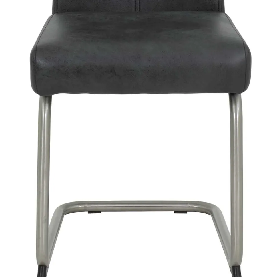 Freischwinger Stühle aus Microfaser - Fucio (Set)