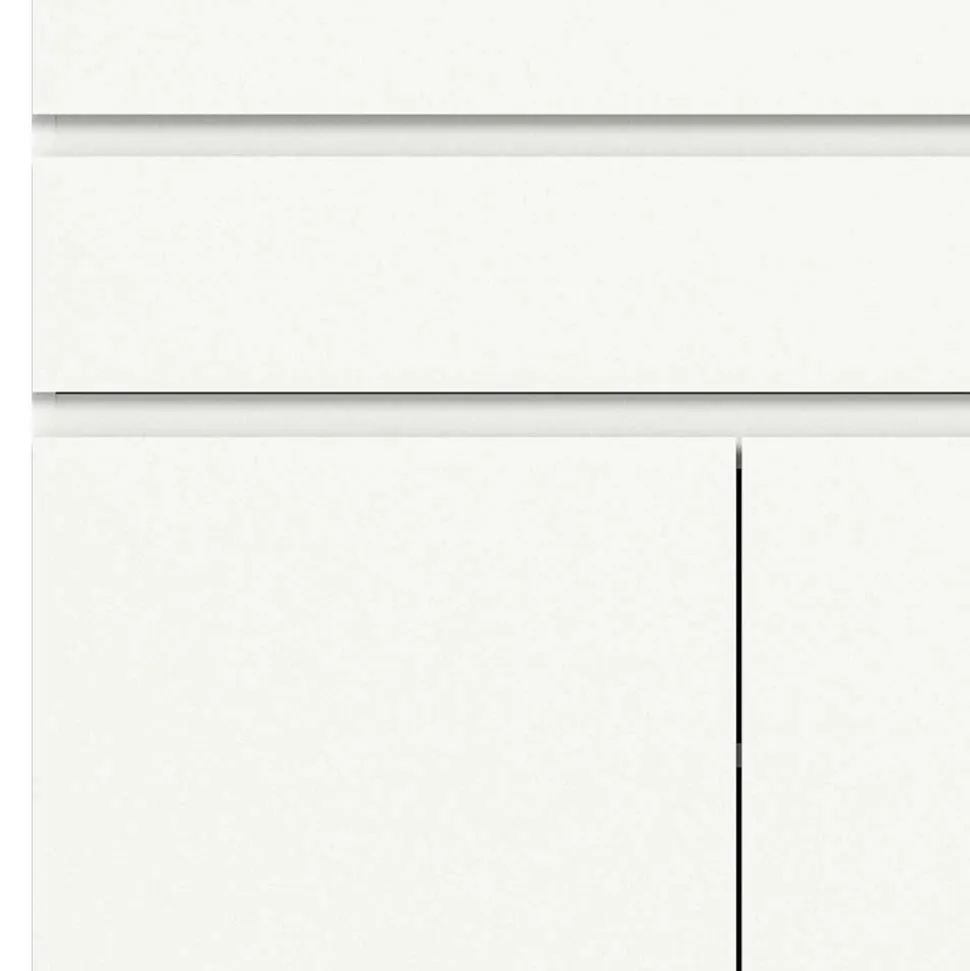 Funktioneller Schuhschrank mit zwei Türen & Klappe - Suad