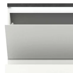 Funktioneller Schuhschrank mit zwei Türen & Klappe - Suad