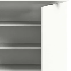 Funktioneller Schuhschrank mit zwei Türen & Klappe - Suad