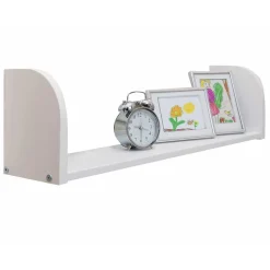 Funktionelles Etagenbett in Weiß mit Lila - Fistranco