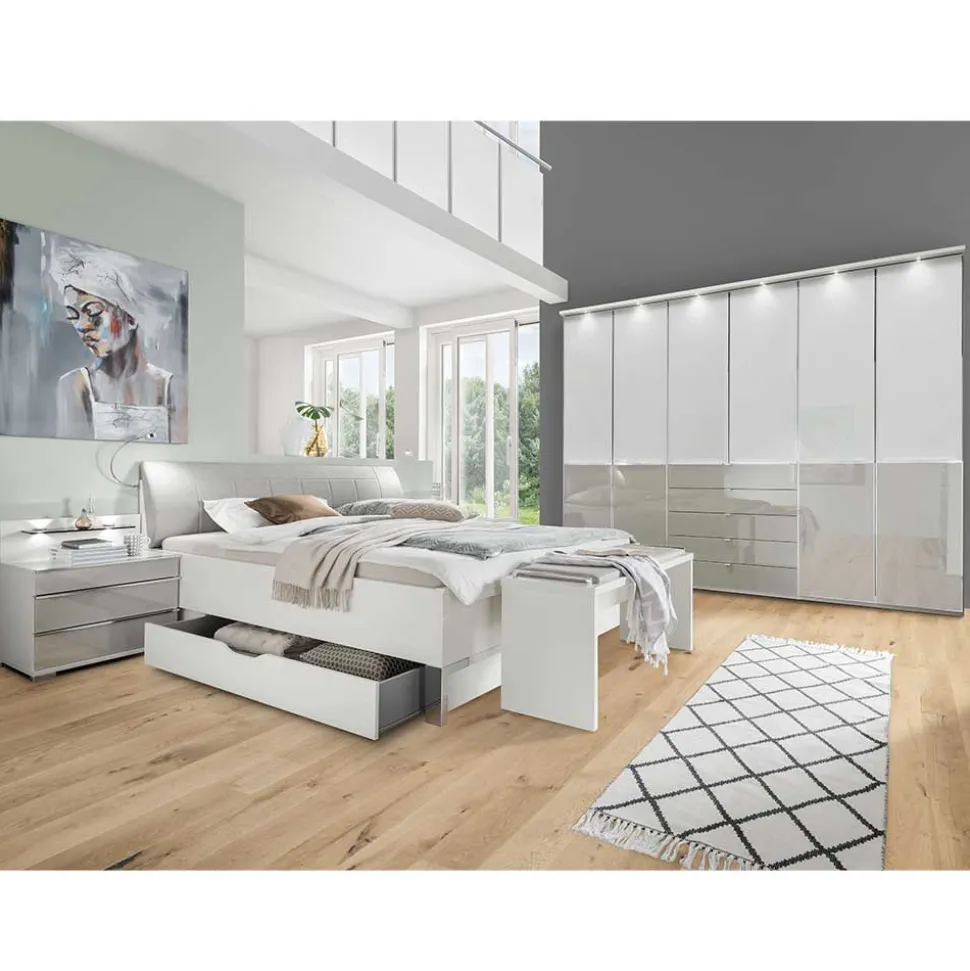 Funktionelles Schlafzimmer Set - Pascan (fünfteilig)