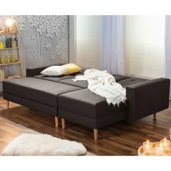 Funktionsecke und Hocker Set - Cliberto (zweiteilig)