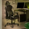 Gaming Chair in Schwarz Grau - Tannilo