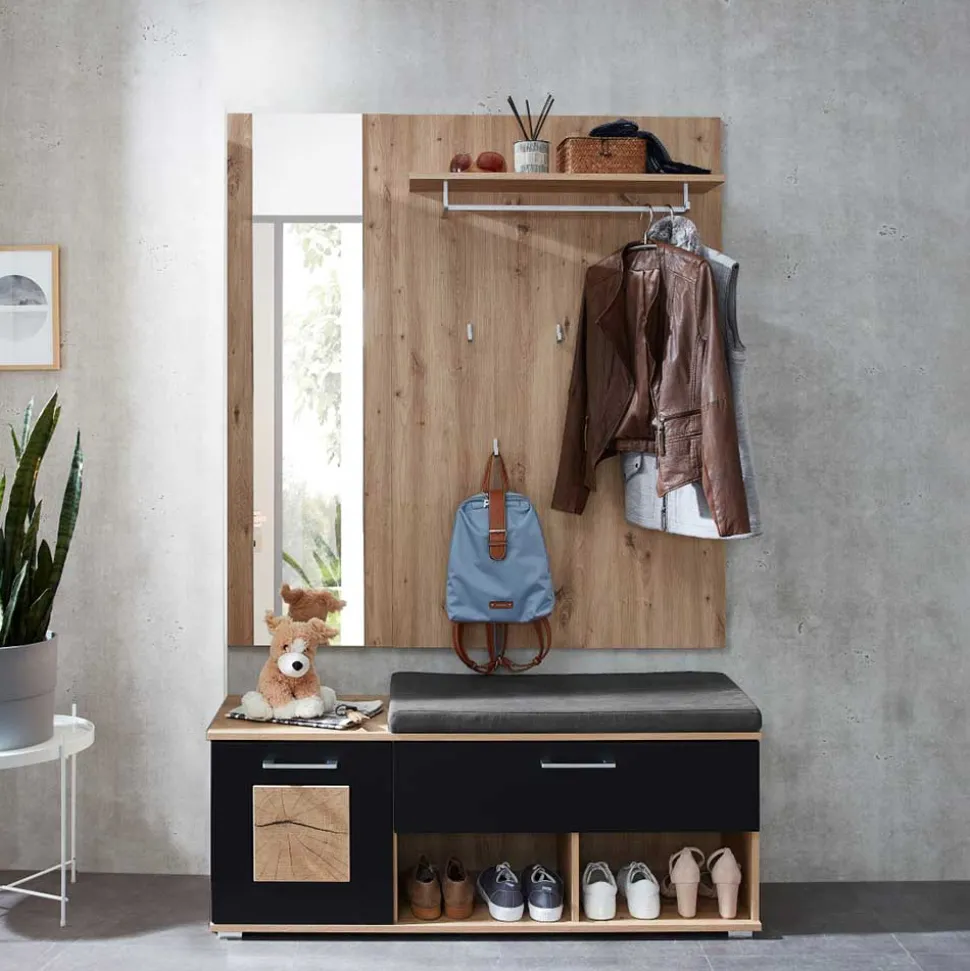 Garderobe & Flurbank modern - Zelio (zweiteilig)