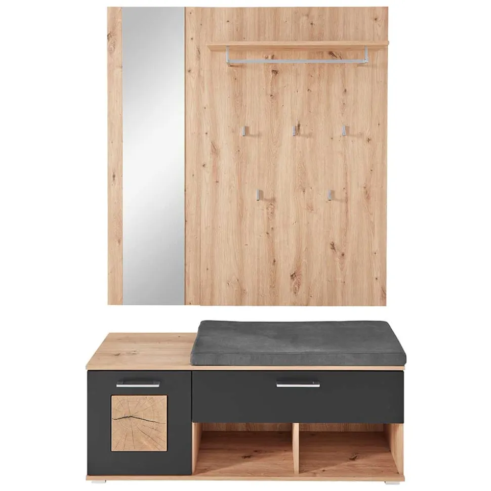 Garderobe & Flurbank modern - Zelio (zweiteilig)