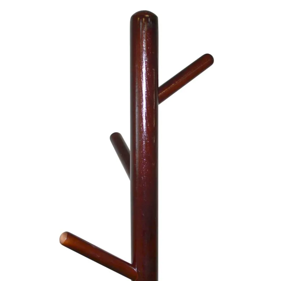 Garderobe aus Buche in Braun lackiert und gebeizt - Alfonosso