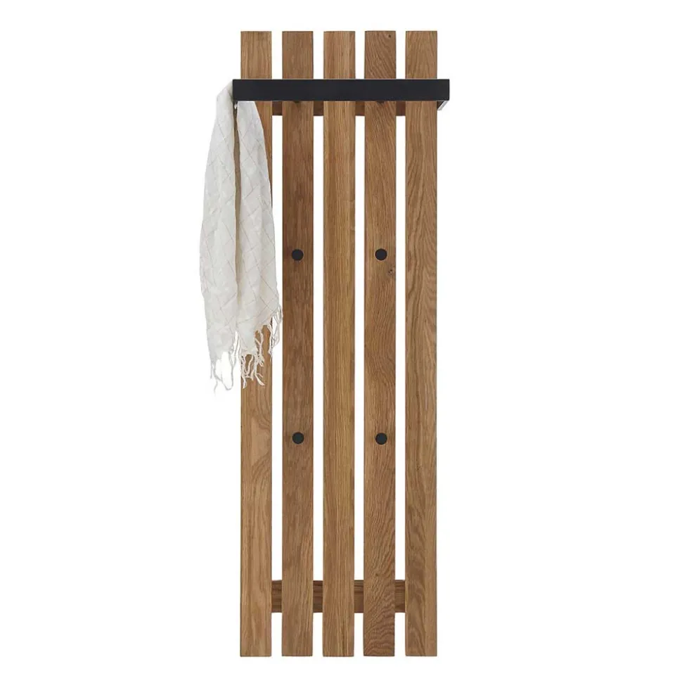 Garderobe aus Eichenholz und Metall - Gangizo