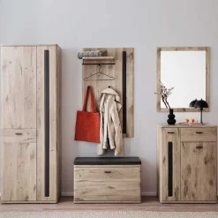 Garderobe Dielenmöbel Set modern - Baiamare (fünfteilig)