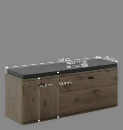 Garderobe Flurbank mit Schuhaufbewahrung - Baiamare