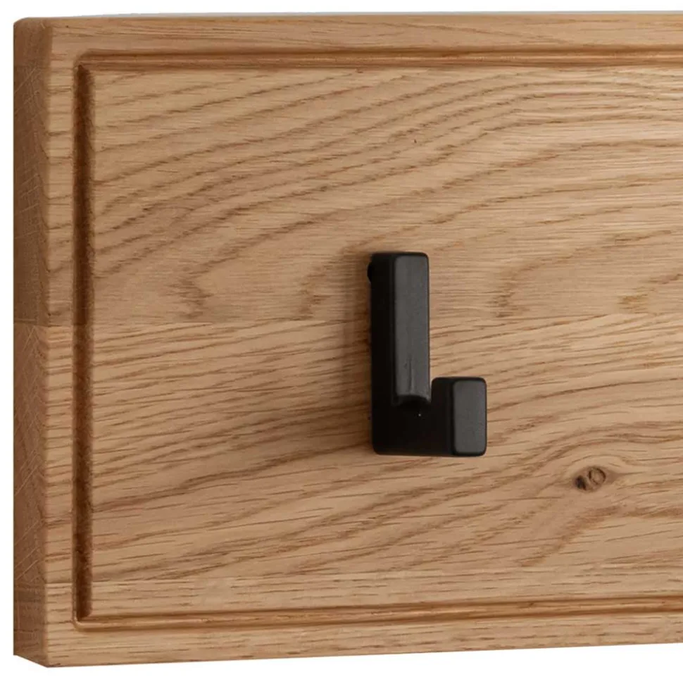 Garderobe Hakenleiste aus Asteiche Massivholz - Zonga